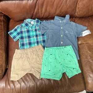 🖤 5/$25 | Two sets of 12 Month top and bottom sets